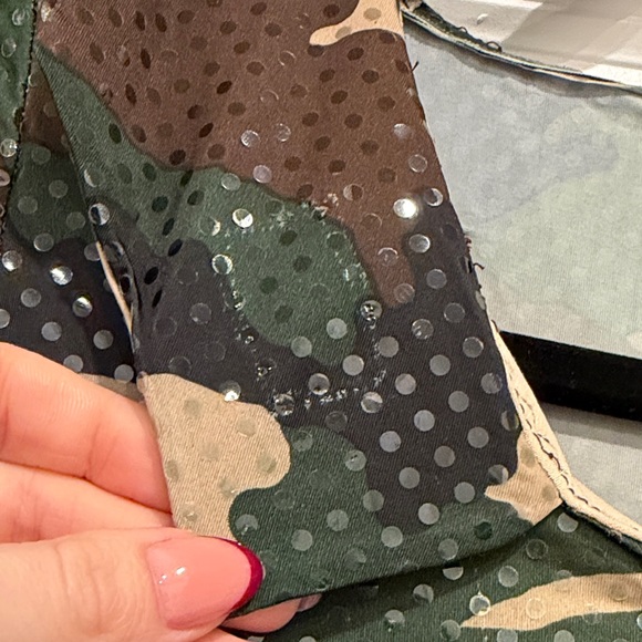 Camo Sequin Figure Skating Dress - Picture 3 of 6